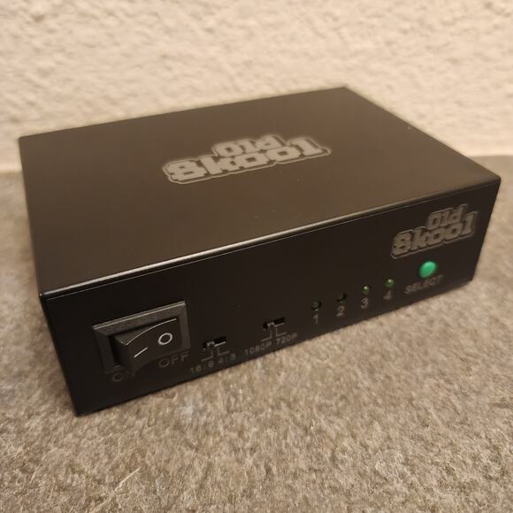 AV to HD 4X Gaming System Selector (NEW) - Old Skool - Picture 2 of 5